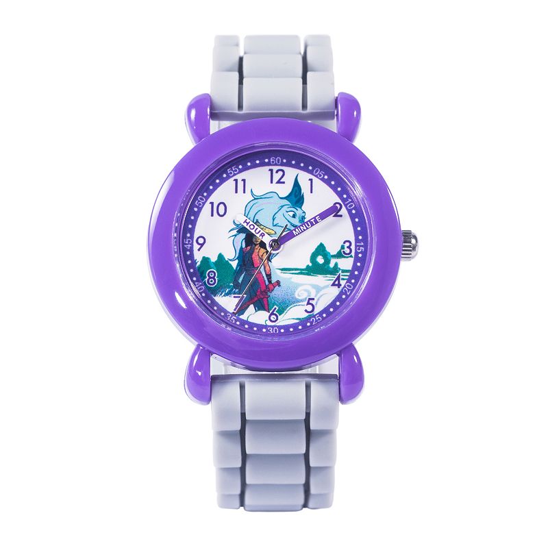 Disney's Raya and the Last Dragon Kids' Purple Plastic Watch, Boy's, Size: Medium, Gray