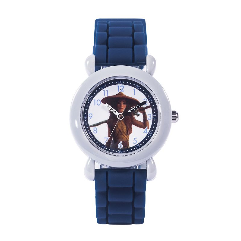 Disney's Raya and the Last Dragon Kids' Gray Plastic Watch, Boy's, Size: Medium, Blue