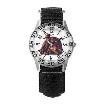 Disney's Raya and the Last Dragon Kids' Clear & Black Plastic Watch
