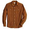 Men's Sonoma Goods For Life® Poplin Brushed Flannel Workwear Button-Down Shirt