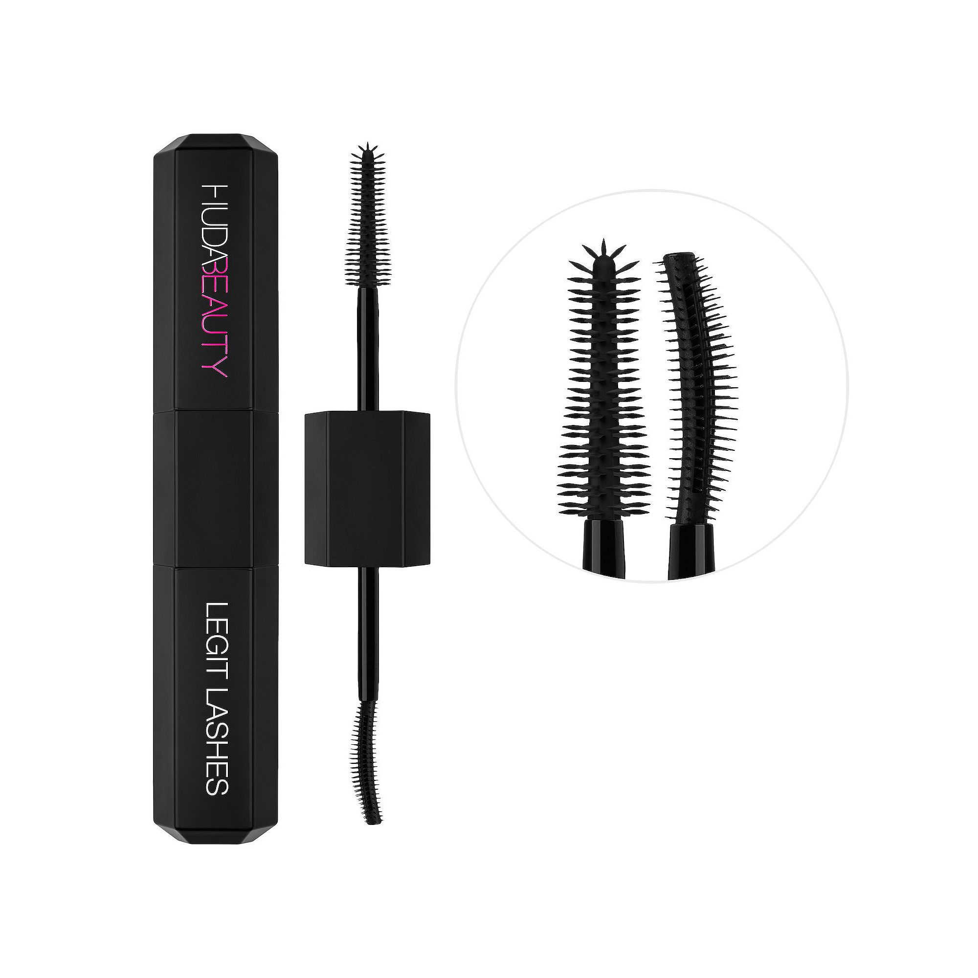 HUDA BEAUTY LEGIT LASHES Double-Ended Volumizing and Lengthening Mascara, S
