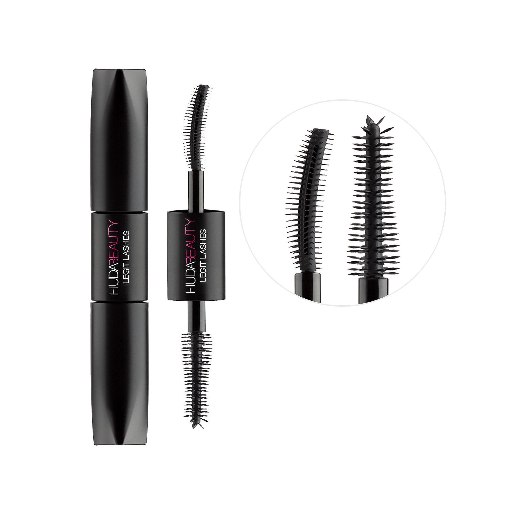 HUDA BEAUTY Mini LEGIT LASHES Double-Ended Volumizing and Lengthening Masca