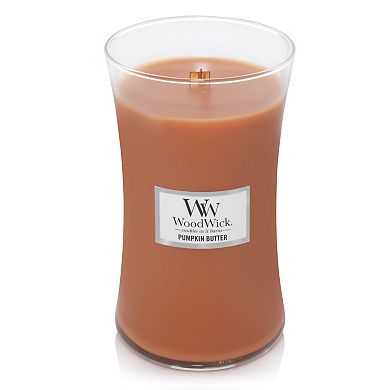 WoodWick Pumpkin Butter 21.5-oz. Hourglass Candle Jar