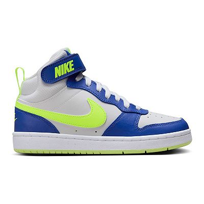 Nike Boys Court Borough 2 Mid High Top Sneakers