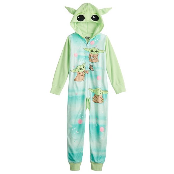 Girls 6 12 Star Wars The Mandalorian The Child aka Baby Yoda One Piece Footless Pajamas