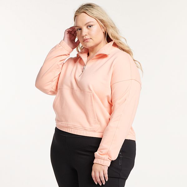 Plus Size FLX Embrace Quarter-Zip Sweatshirt