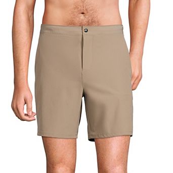 Men's Lands' End 7" Sunset Swim Trunks