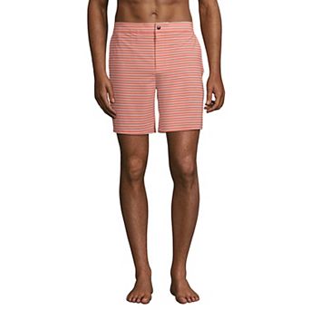 Men's Lands' End 7" Sunset Swim Trunks