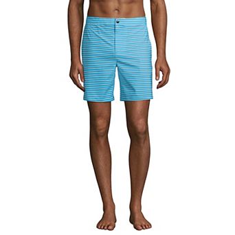 Men's Lands' End 7" Sunset Swim Trunks