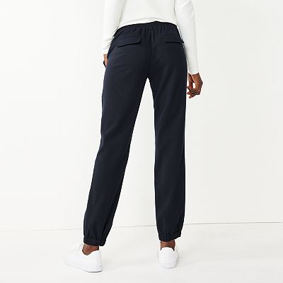 Women's Nine West Elastic-Cuff Relaxed Jogger Pants