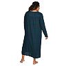 Plus Size Croft & Barrow® Long Sleeve Long Flannel Nightgown