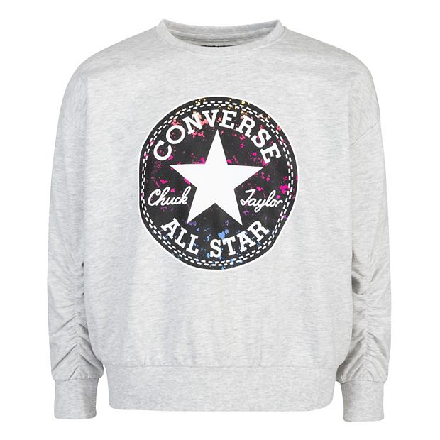 Girls fashion converse sweatshirt