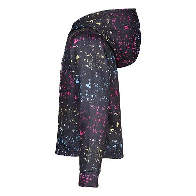 Girls 7-16 Converse Chuck Patch Splatter Print Lightweight Cropped Hoodie