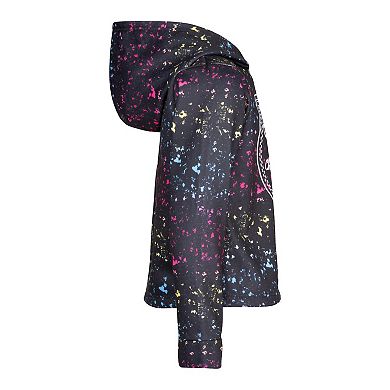 Girls 7-16 Converse Chuck Patch Splatter Print Lightweight Cropped Hoodie