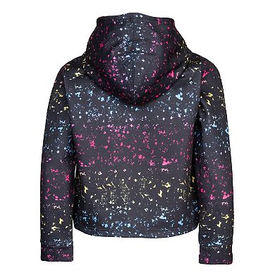 Girls 7-16 Converse Chuck Patch Splatter Print Lightweight Cropped Hoodie