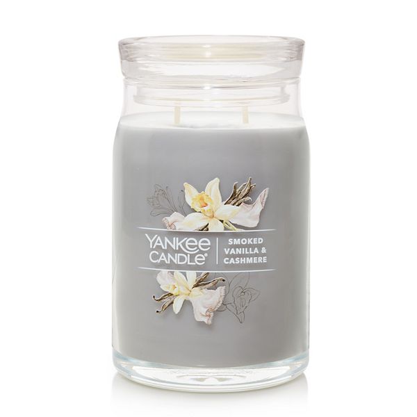 Yankee Candle Smoked Vanilla Cashmere Signature 20oz. Candle Jar