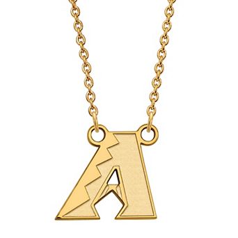 LogoArt Sterling Silver Arizona Diamondbacks Small Pendant Necklace