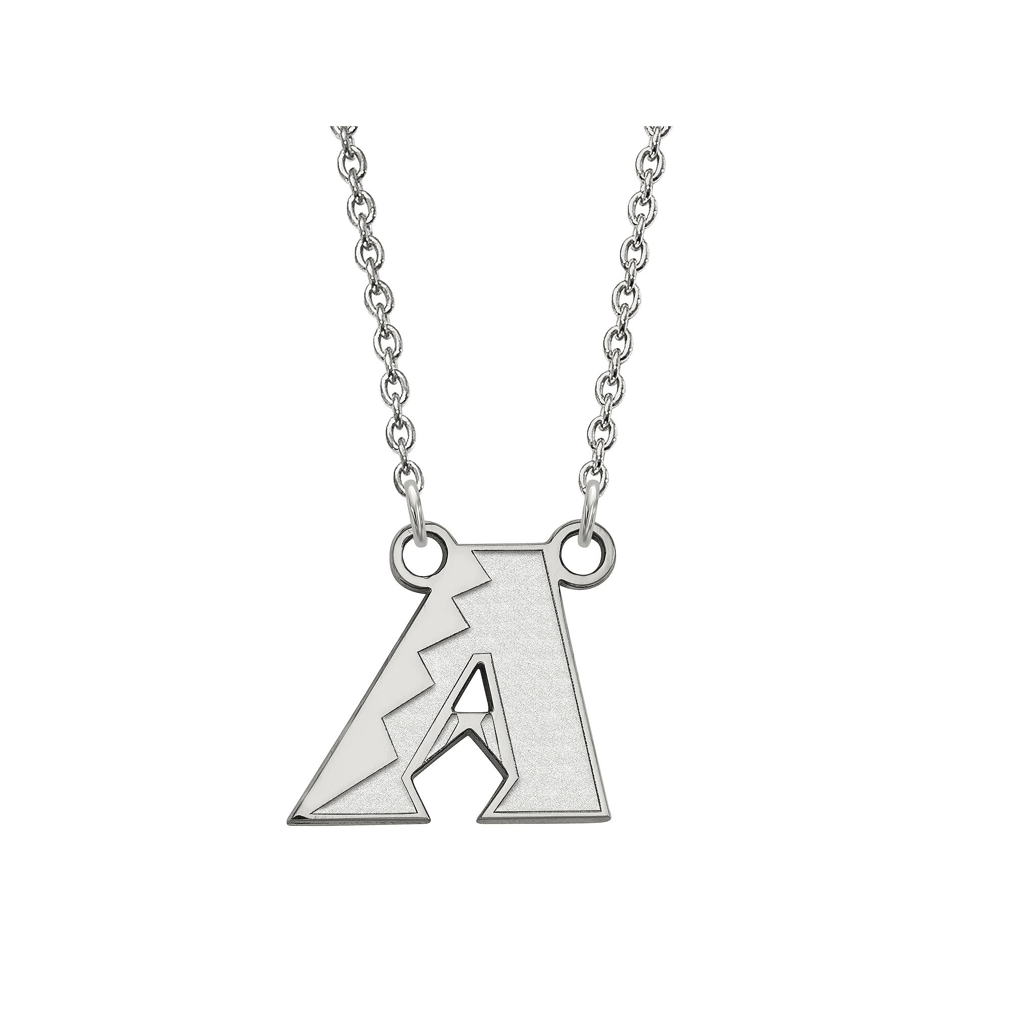 LogoArt Sterling Silver Arizona Diamondbacks Small Pendant Necklace, Women