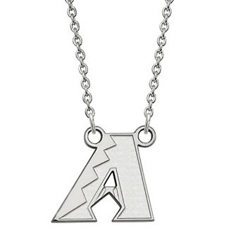 LogoArt Sterling Silver Arizona Diamondbacks Small Pendant Necklace
