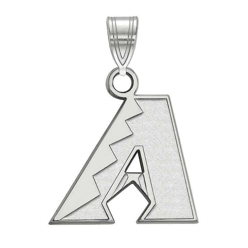 LogoArt Sterling Silver Arizona Diamondbacks Small Pendant, Womens