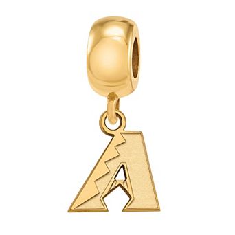 LogoArt Sterling Silver Arizona Diamondbacks Extra Small Dangle Bead