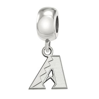 LogoArt Sterling Silver Arizona Diamondbacks Extra Small Dangle Bead