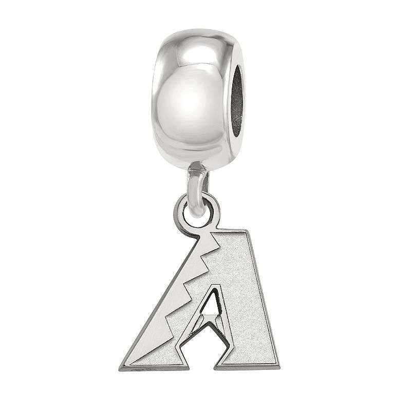 LogoArt Sterling Silver Arizona Diamondbacks Extra Small Dangle Bead, Women