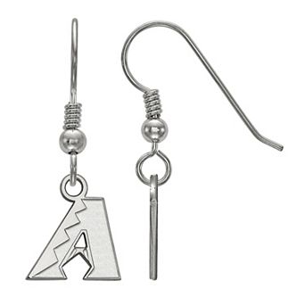 LogoArt Sterling Silver Arizona Diamondbacks Dangle Earrings