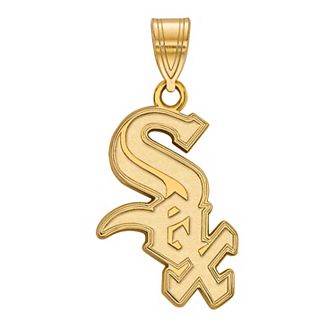 LogoArt 10k Gold LogoArt Chicago White Sox Large Pendant