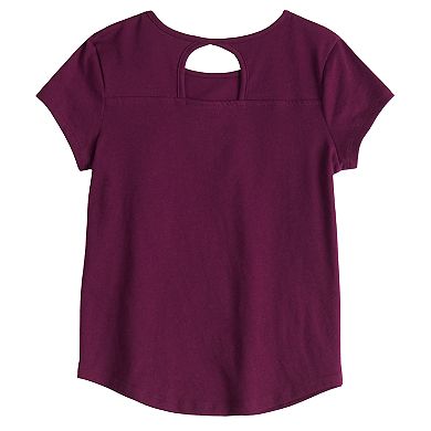 Girls 4-12 Jumping Beans Keyhole Back Tee