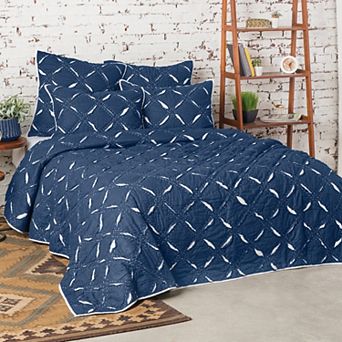 Carol & Frank Parker Indigo Quilt