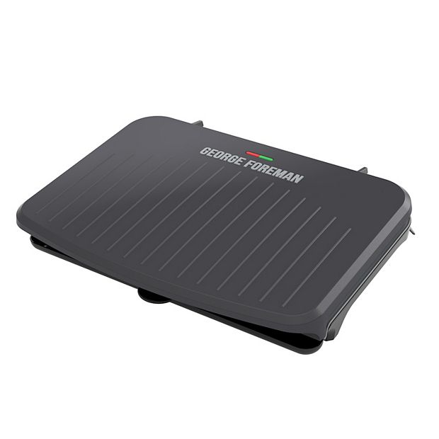 George Foreman Electric Indoor Grill and Panini Press, Black with