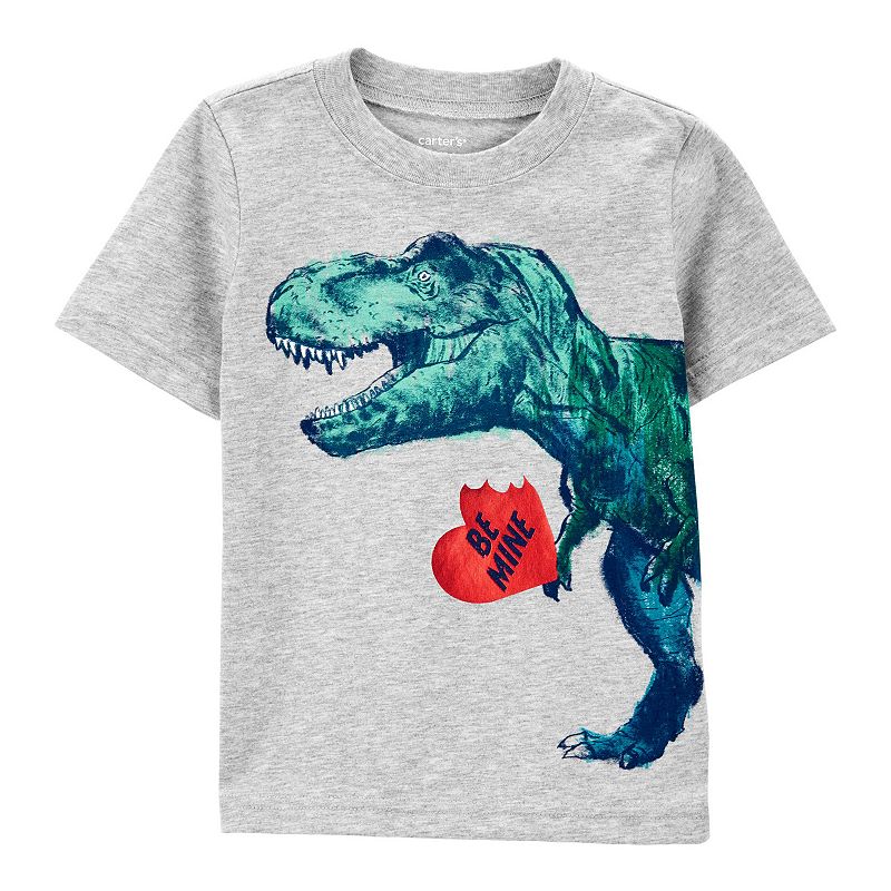 Toddler Boy Carters Valentines Day Dinosaur Tee, Toddler Boys, Size: 2T,