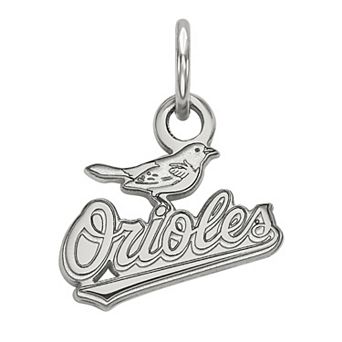 LogoArt Sterling Silver Baltimore Orioles Extra Small Pendant