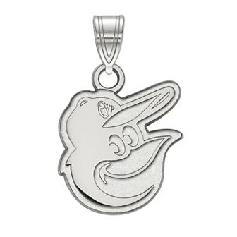 LogoArt Sterling Silver Baltimore Orioles Small Pendant