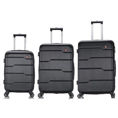 Dukap Rodez 3-Piece Hardside Spinner Luggage Set