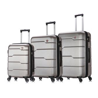 Dukap Rodez 3 pc Hardside Spinner Luggage Set