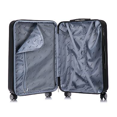 Dukap Crypto 3-Piece Hardside Spinner Luggage Set