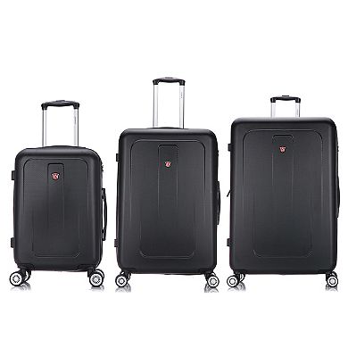 Dukap Crypto 3-Piece Hardside Spinner Luggage Set