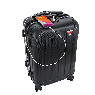 Dukap Intely 3-Piece Hardside Spinner Luggage Set