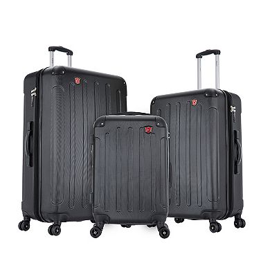 Dukap Intely 3-Piece Hardside Spinner Luggage Set