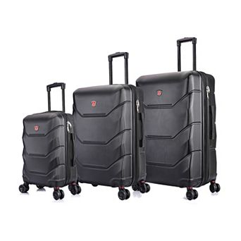 Dukap Zonix 3 pc Hardside Spinner Luggage Set