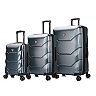 Dukap Zonix 3-Piece Hardside Spinner Luggage Set