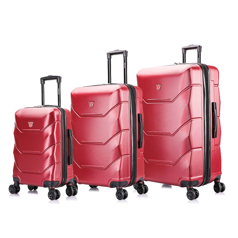 DUKAP Zonix 3-Piece 20 /26 /30  Lightweight Hardside Set Luggage