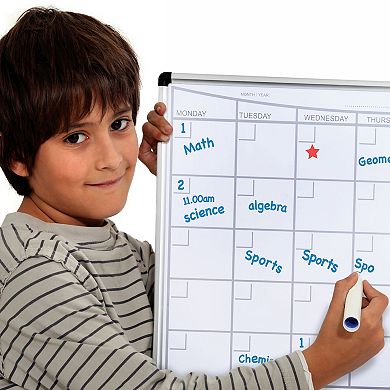 Viztex Magnetic Monthly Planner Dry Erase Board Wall Decor