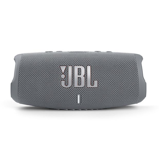 JBL Charge 5 Waterproof Portable Speaker with Built in Powerbank and gSport  Carbon Fiber Case (Blue)