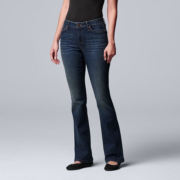 Women's simply vera vera wang sale bootcut jeans