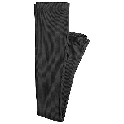 Stripped Waffle Flared Legging