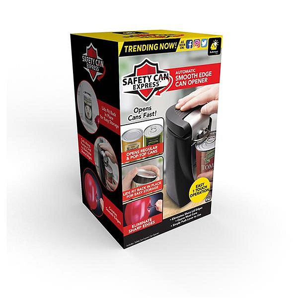 Bulbhead 6022502 Safety Can Express Black ABS Electric Can Opener