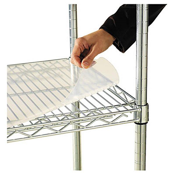 Alera Sw59sl3618 Shelf Liners for Wire Shelving 36w X 18d Clear Plastic for sale online 